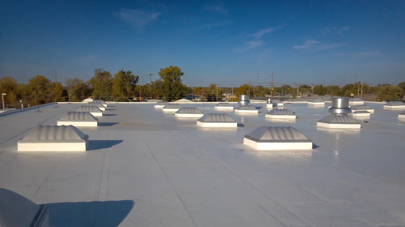 TPO commercial roof in Kent, WA