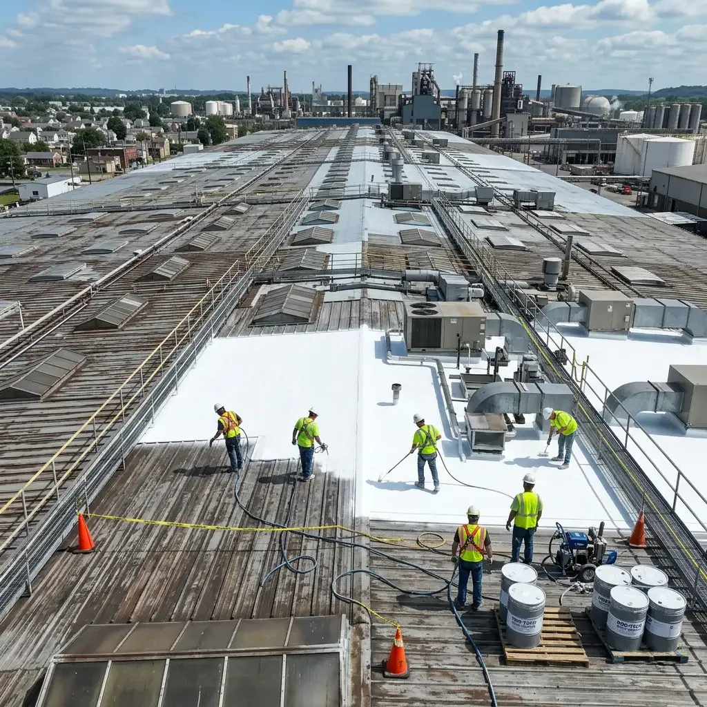 Commercial Roof Recover and Overlay in Kent, WA